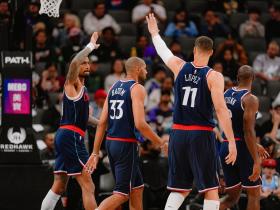 洛杉矶快船发布备战花絮，今夜止住颓势，德甲任务艰巨，更衣室氛围转暖(快船3人已确认入选新)